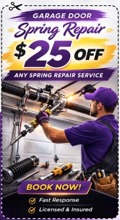 Coupon - Garage Door Spring Repair $25 Off