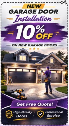 Coupon - New Garage Door Installation 10% Off